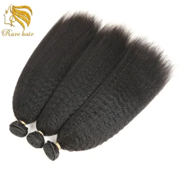 Lsy Wholesale Kinky Straight Hair Weave In New York, Luxury Hair Packaging No Tangle No Shed Crochet Braiding Human Hair Weave