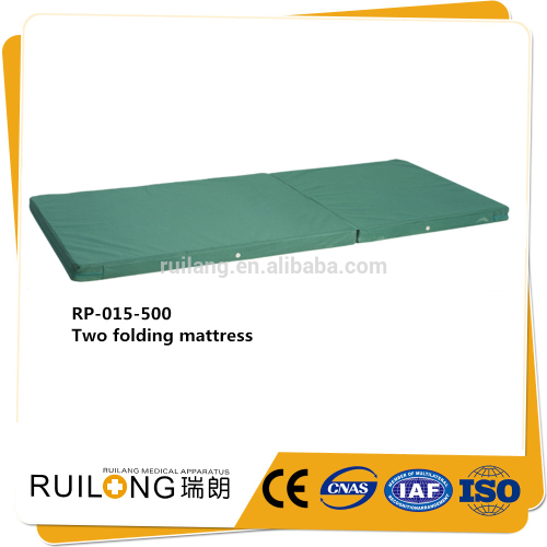 Hot sale cheap waterproof 2 folding medical mattress