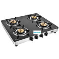 Astra SS 4 Burner Glass Cooktop