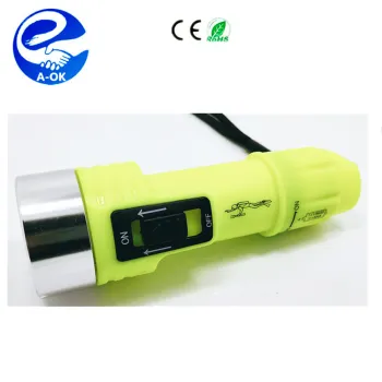 AA Battery Operated 3-Mode Waterproof Flashlight: Your Reliable Underwater Diving Torch