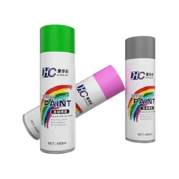 Multi-Color Rainbow Spray Paint - Free Sample Acrylic Resin Car Paint Aerosol