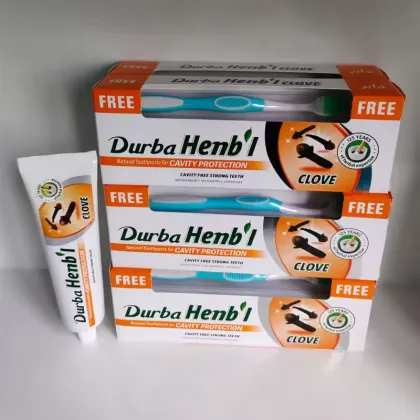 Natural toothpaste with clove ingredients