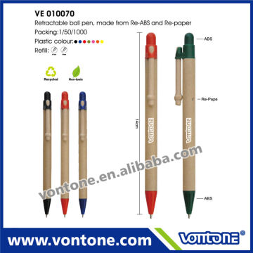 Hot sale promotional paper ball point pen