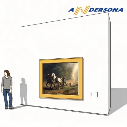 Automatic Integrated Exhibit Wall Cabinet
