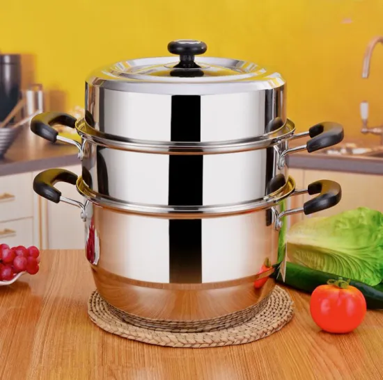 Induction Cooking Stainless Steel Steamer Pot High Quality