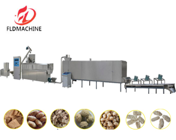 Hot Sale Soyabean Chunks Protein Food Production Extruder Machine