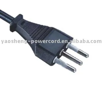 Italy power cord with plug,Italy power cable,