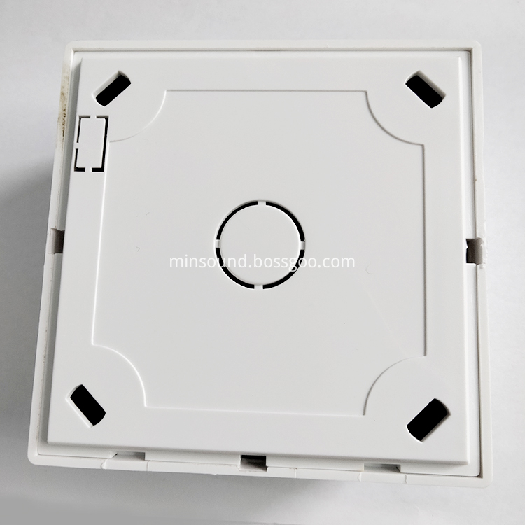 white color square siren