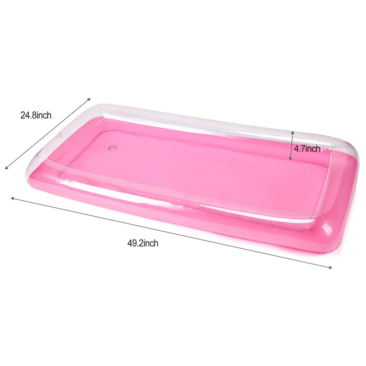 Inflatable Ice Serving Bar Coolers Salad Buffet Tray 6