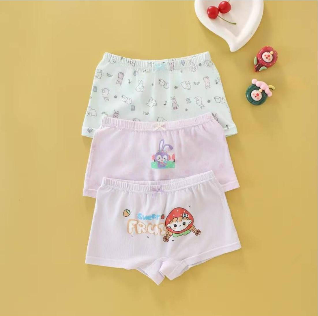 귀여운 만화 인쇄 어린이 복서 속옷