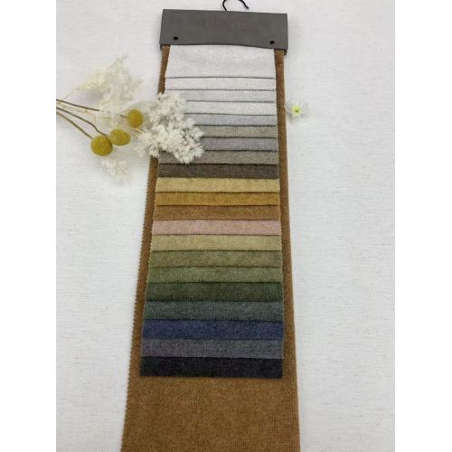 Tissu velours de canapé de couleur unie
