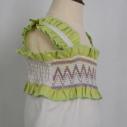 OEM service High Quality Baby Girl Smocked Rompers