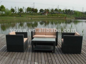 YHA004 4PCS RATTAN PATIO FURNITURE