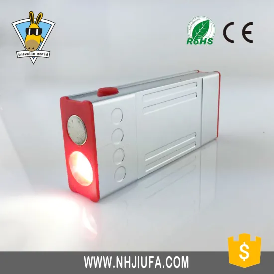 JF Aluminium power bank usb with led flashlight, portable phone charger,mobile power bank with flashlight/magnet/warning lamp