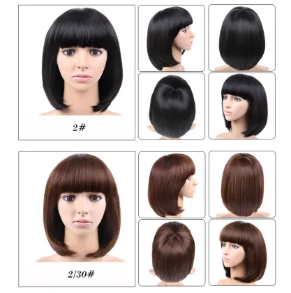 AliLeader Factory Price Fashion Synthetic Short Bobo Wigs