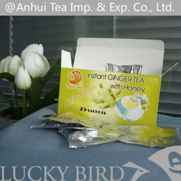 Instant Tea Ginger Tea with Honey & Green tea flavor