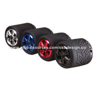 Manufacturer Mini Tire Shape Speakers, Customized Colors and Logos are Accepted