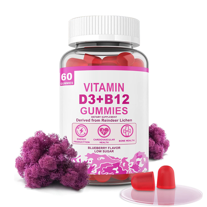 OEM/ODM Vitamin D3 B12 Gummies MethylB12 Immune Support