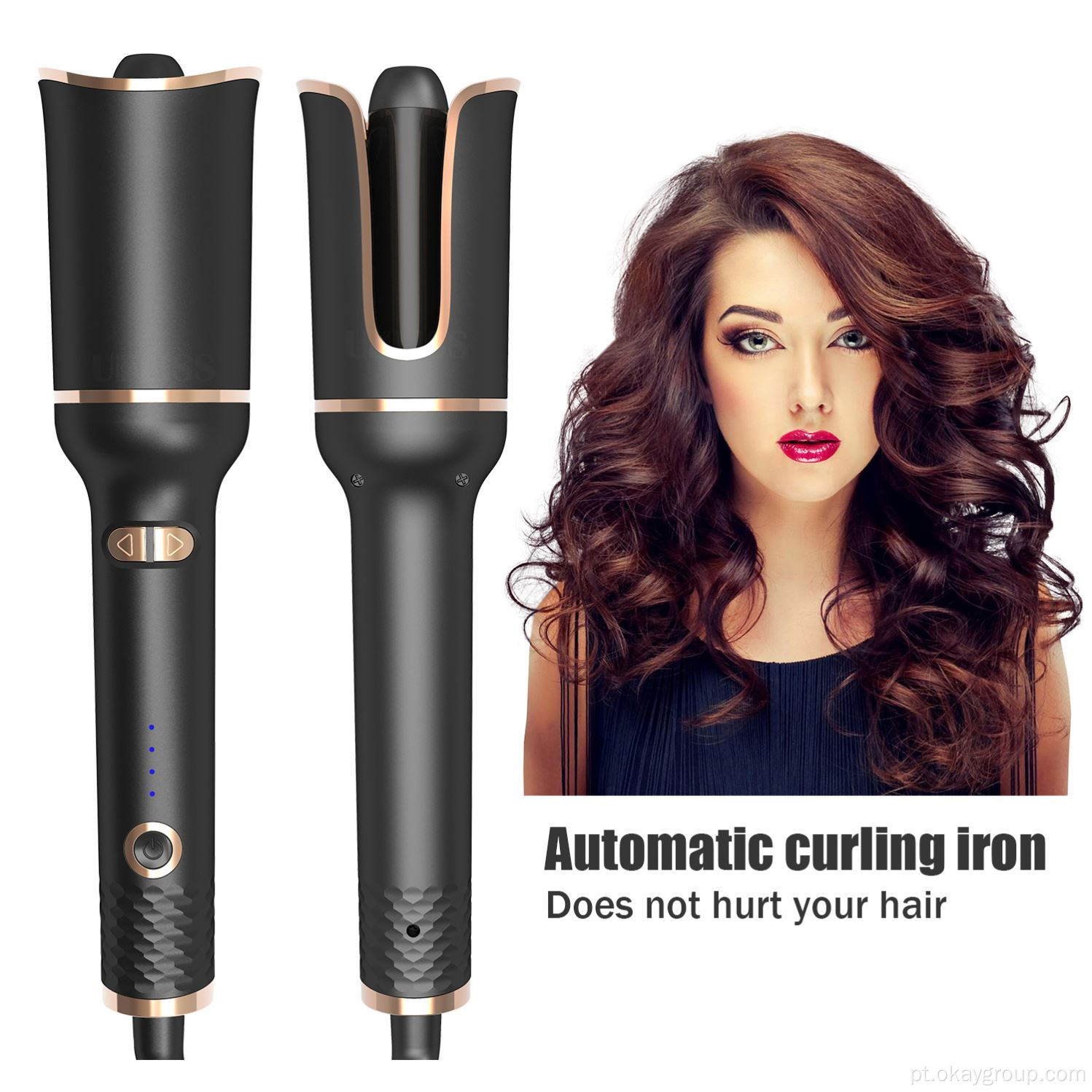 Alisador de cabelo Ionic Beauty Care Ceramic Flat Iron