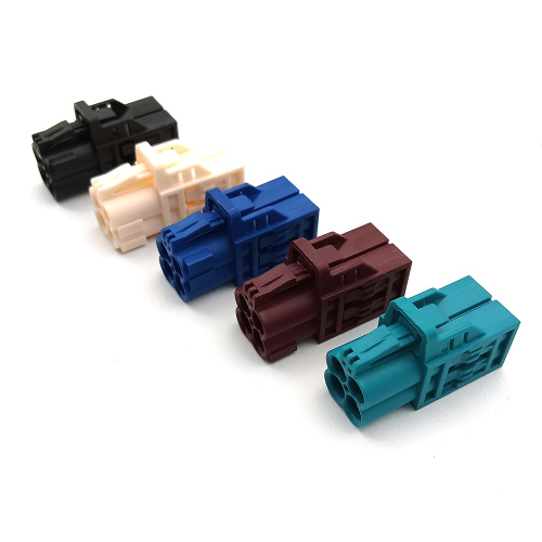 Quad Rosenberger Version Mini Fakra Female Cable Connector