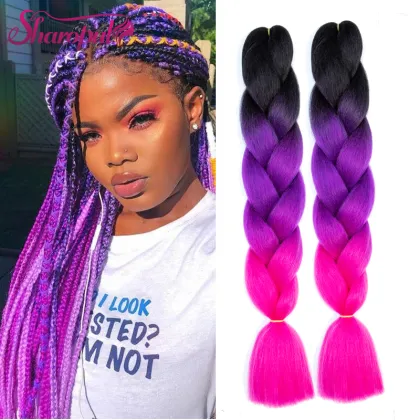 braiding hair 48inch 82inch original real hair extensions Jumbo braiding hair