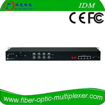 E1 to Ethernet converter IDM-E1/4ETH transmission distance 40KM~120KM