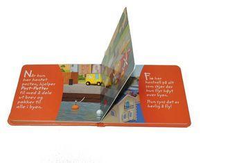 A4 B5 Embossing Childrens Book Printing Full Color Matte La