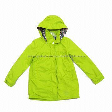 Kids' Jacket, Made of Polyester Cotton Material, Customized Designs Welcomed