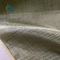 Twill lightweight aramid carbon hybrid fiber fabric yellow