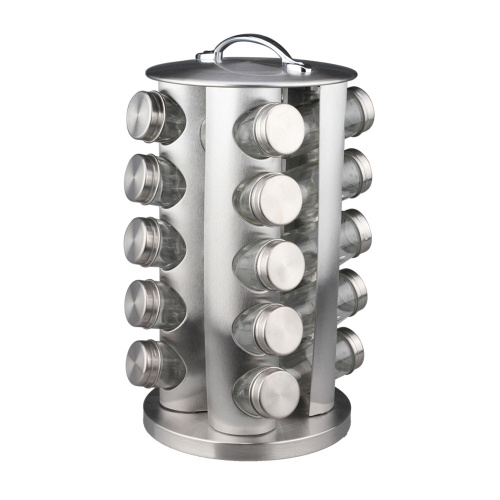 Stainless Steel Round Revolving Spice Rack