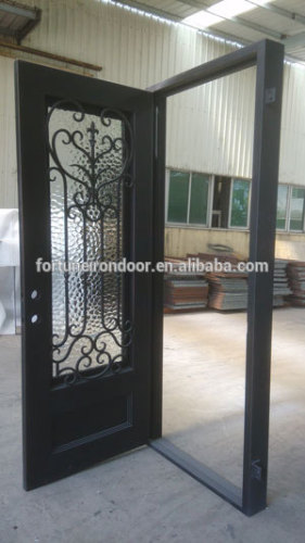 Wrought Iron door Elegant house wrought iron doors with good lock buy door from China Manufacturer made in Xiamen,China