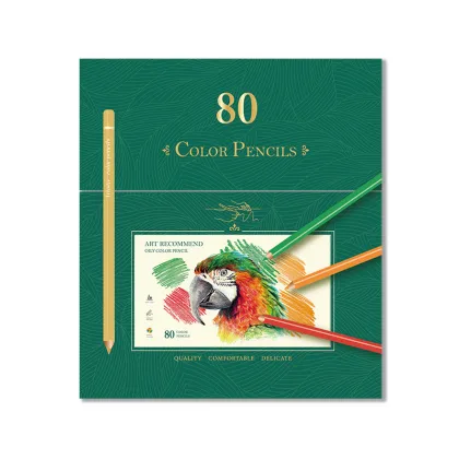 120 Colored Pencils with Gift Box - Professional Art Pencil Set for Students and School Supplies