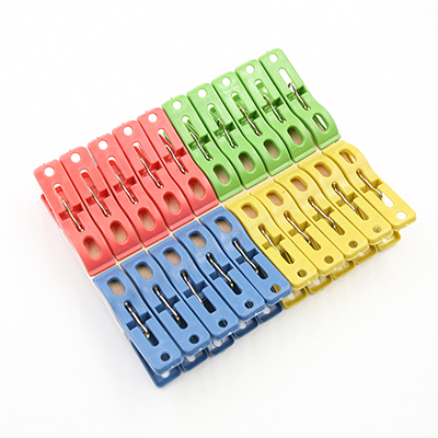 20Pcs/Lot Laundry Clothes Pins Color Hanging Pegs Clips Heavy Duty Clothes Pegs Plastic Hangers Racks Clothespins