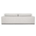 Modernes zeitgenössisches Sitka Mist Grey Fabric Sofa