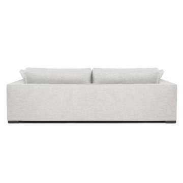 Modern Contemporary Sitka Mist Gray Fabric Sofa