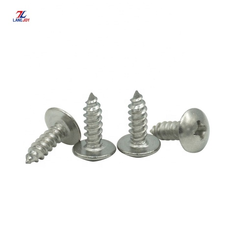 flat head tapping screw Zinc Plating Nickel Self Tapping drilling Screw Manufactory