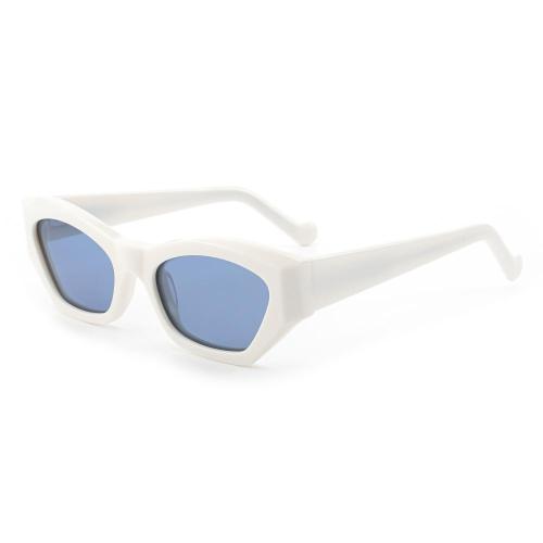 Stylish Bold Geometric Chunky Acetate Sunglasses ME2068
