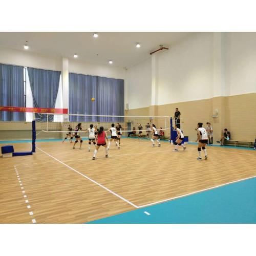 Campo de voleibol de 7 mm de piso de PVC recomendado pela FIVB