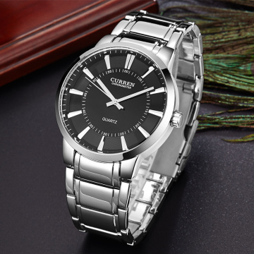 curren alloy quartz men watch 3 atm water resistant