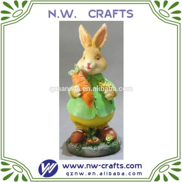 Resin decorative rabbit figurines collectables