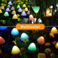 Solar Mushroom Fairy String Lights