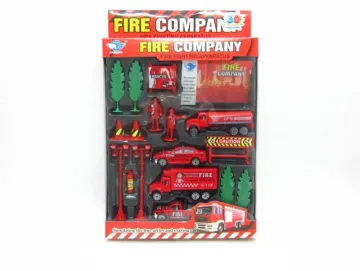 DIE CAST FIRE ENGINE SET
