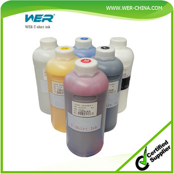 High quality SGS certificated WER Brand t shirt printing ink