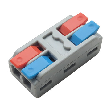 Red and Blue Fast Connector Electrical Terminal Push-In Cable Connector