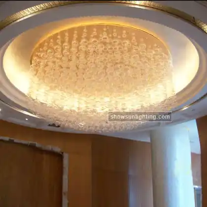 Modern Glass Bubble Chandelier