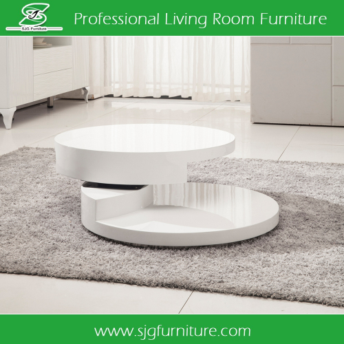 Expandable Center Table Rotating Center Table Fashion Life Center Table