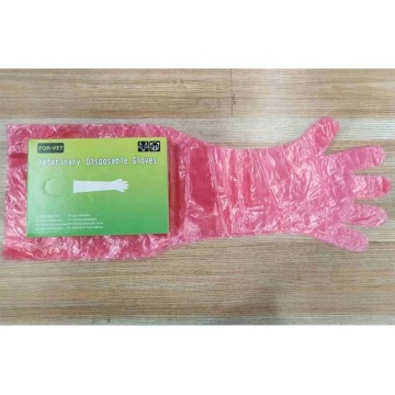 Disposable long arm veterinary gloves wide type 100pcs/box