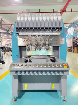 Machine de distribution de 12 couleurs pour patchs en caoutchouc