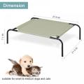 Lit vert olive en polyester en polyester pour animaux de compagnie