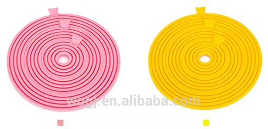 High Quality 3PCS Set Silicone Cup Placemat Cartoon Bear Silicone Coaster Insulation Cup Pad